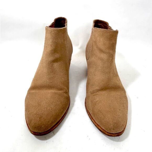 Joie Beige Suede Leather Barlow Western Booties size 40 EU / 9 US - Picture 2 of 13